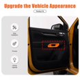 thumbnail image 5 of For 2023 2024 Car Door Armrest Cover Frame Orange, 5 of 5