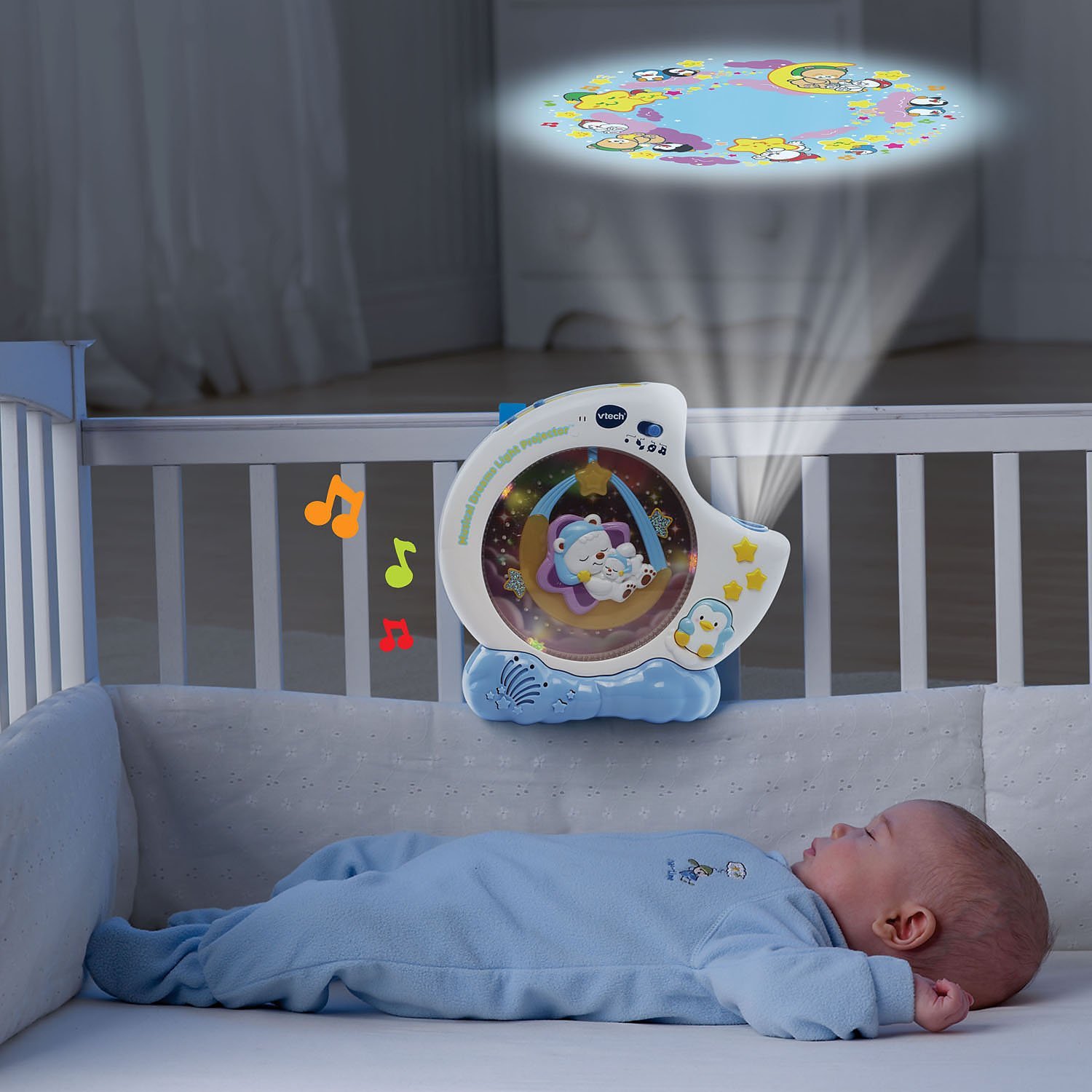 baby musical light projector