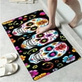 thumbnail image 3 of YIMEIS Happy Halloween Kitchen Mat Rug Set with Ghost & Skull Designs - 1/2 Pcs Perfect for Kitchen Counter, 16''*24''/47''*18'', Functional for Decoration, for Halloween Lovers, 3 of 8