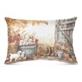 thumbnail image 2 of Pillow Case Plush Pillow Goats Eggs Autumn Leaves Barn Case standard size/King size/Queen size Bed Pillow Pillowcases, 2 of 9