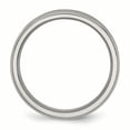 thumbnail image 2 of Primal Steel Titanium Beveled Edge, Concave 6mm Brushed and Polished Band, 2 of 9