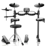 Donner Electric Drum Set with 180+ Sounds, Mesh Pad Drums Kit for Adults Beginners