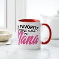 thumbnail image 6 of CafePress - My Favorite People Call Me Nana Mugs - 11 oz Ceramic Mug - Novelty Coffee Tea Cup, 6 of 6