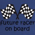 thumbnail image 2 of CafePress - Future Racer On Board - Maternity Dark T-Shirt, 2 of 3