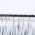 thumbnail image 3 of Unique Bargains 3' Curtain Rings 10pcs Metal Circular for Shower Curtain, Silver Tone, 3 of 7