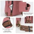 thumbnail image 6 of KL928 Canvas Sling Bag - Crossbody Backpack Shoulder Daypack Rucksack for Men Women, 6 of 7