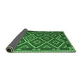 thumbnail image 2 of Ahgly Company Indoor Round Oriental Emerald Green Traditional Area Rugs, 3' Round, 2 of 4