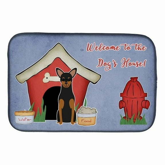 Dog House Collection Manchester Terrier Dish Drying Mat