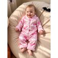 thumbnail image 4 of Cjfdfy Newborn Baby Girls Halloween Pajamas Long Sleeve Cartoon Print Fur Trim Toddler Loungewear Cute Ghost Letters Print Pajamas Closure Sleepwear, 4 of 9