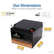 Chrome Battery 12V (12 Volts) 28Ah Sealed Lead Acid (SLA) Battery for Sealed Deep-cycle
