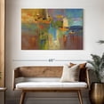 thumbnail image 3 of Elephant Stock Atypical Reflections Wall Art - Horizontal Canvas Wall Art - Living Room Wall Decor - Abstract Canvas - Brown And Orange Decor By Victoria Jackson - 48" x 32", 3 of 8