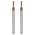 thumbnail image 1 of 2uds Cuadrado Nariz Extremo Molino 4mm Vástago 2mm x 8mm AlTiSin Recubierto Sólido Carburo 4 Flautas Extra Largo Fresado para Inoxidable Acero Aleación Endurecido Acero, 1 of 6