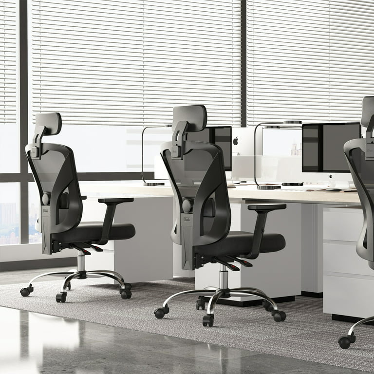 Hbada Ergonomic Office Chair with Adjustable Armrest,Headrest and