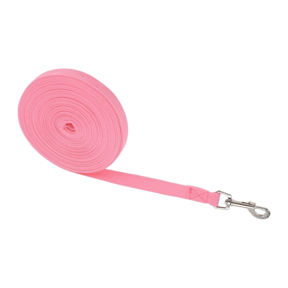 Unique Bargains Training Dog Leash 49.2ft Long Puppy Leashes for Small Medium Dogs Puppy for Training Pink