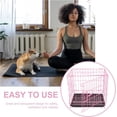 thumbnail image 4 of AVEKI Dog Cage pet cage - Single Door Metal Dog crates with Movable Tray- & Carry, Kennel for Medium Dogs Suitable for Poodle Dog cat Dog Crate Rabbit Soft Sided Dog Crate Dog Kennel 0601M, 4 of 8