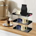 thumbnail image 6 of CoudarTitie Coffee Mug Holder Countertop Organizer Multifunctional Cup Display Shelf Kitchen Black, 6 of 9