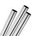 thumbnail image 1 of Tubo de acero inoxidable 304 de 200 mm en paquete de 3, 14 mm de diámetro exterior y 0.5 mm de grosor de pared, tubería de acero inoxidable sin costura [0.55x0.02x7.9IN], 1 of 7