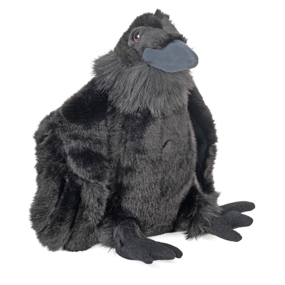 Wild Republic Raven Plush, Cuddlekins, Stuffed Animal, Soft toy, Gifts for Kids, 12 Inches