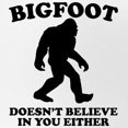 thumbnail image 2 of CafePress - Bigfoot Doesn't Believe In You Either - Adjustable Unisex Printed Trucker Hat with Mesh Back, 2 of 10