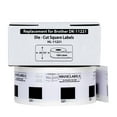thumbnail image 2 of HOUSELABELS Compatible with DK-1221 Replacement Roll for Brother QL Label Printers; 1,000 Square Labels; 29/32" x 29/32" (23mm*23mm) - 100 Rolls, 2 of 7