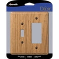 thumbnail image 1 of Plato de pared Amerelle Contemporary Oak Wood 2 Gang Brown, 1 of 1