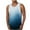 🔥 Blue, variant on Muscle Tank Tops for Men Summer Sleeveless Crew Neck Moisture Wicking Shirts for Men Gradient Color Loose Fit Oversized Athletic Workout Clothes Vacation for Casual Streetwear Red S
