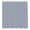 thumbnail image 2 of Ambesonne Geometric Shower Curtain, Japanese Floor Style, 69"Wx84"L, Grey White, 2 of 4