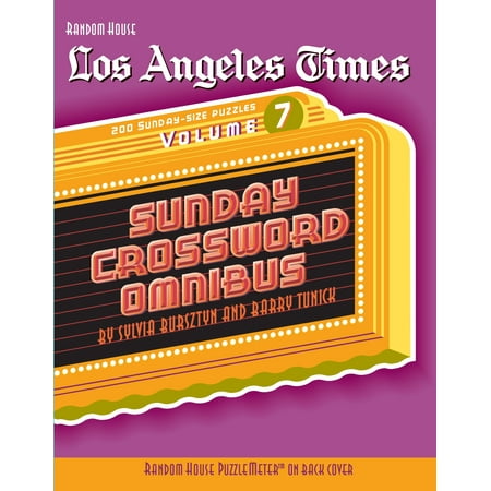 Los Angeles Times Sunday Crossword Omnibus, Volume (Best Activities For Toddlers In Los Angeles)