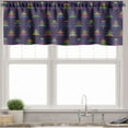 thumbnail image 3 of Ambesonne Colorful Valance & Curtain, Nordic Christmas Trees, 55"x24", Multicolor, 3 of 6