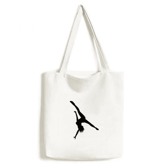 Hot Woman Handstand Dance Tote Canvas Bag Shopping Satchel Casual Handbag