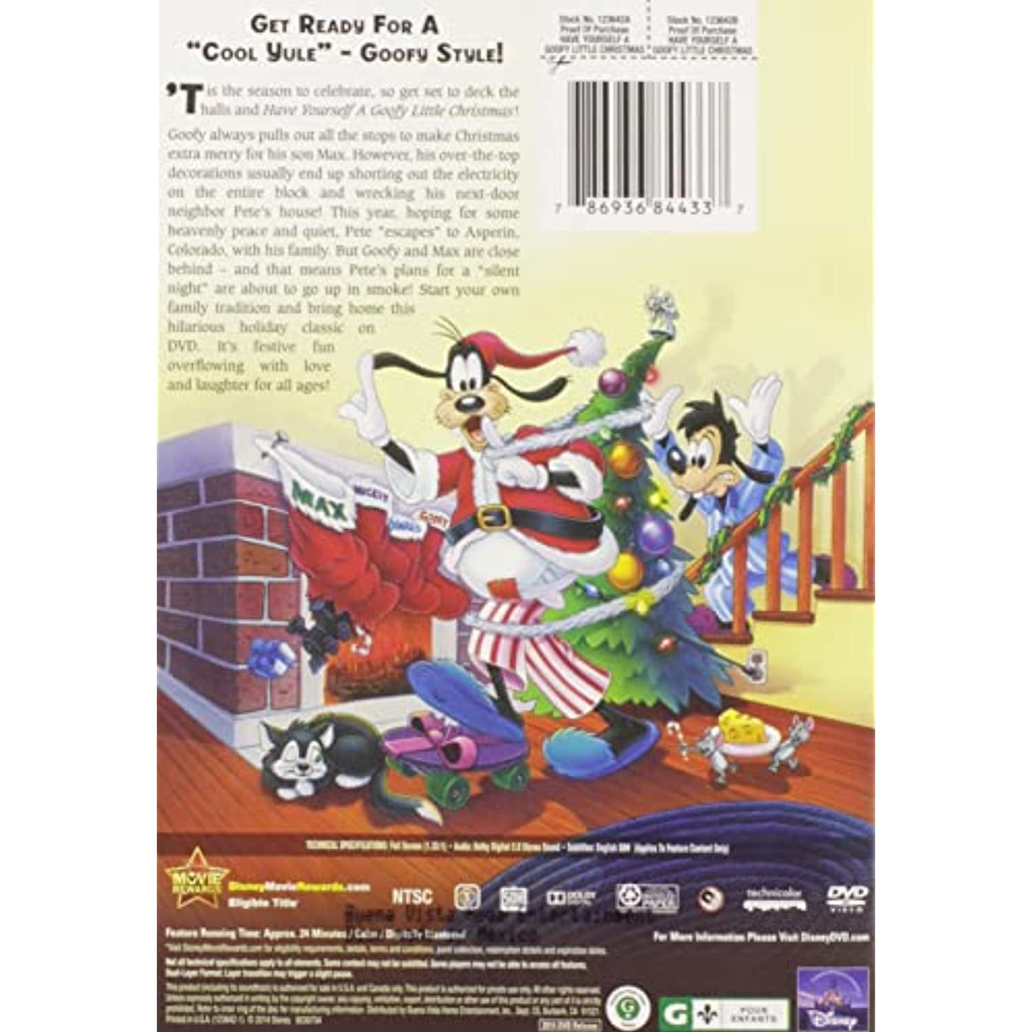 Disney, Have Yourself a Goofy Little Christmas DVD, Not Rated