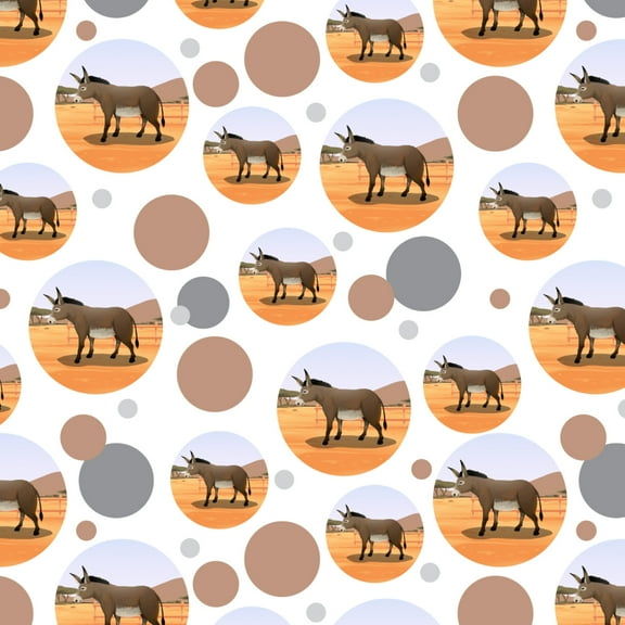 Donkey on Ranch Premium Gift Wrap Wrapping Paper Roll