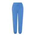 thumbnail image 5 of enyan Sweatpants for Women Drawstring Elastic Low Waist Pants Straight Leg Low Rise Sweatpants Pants for jogger with Pockets Fleece Pants Women Blue,XXL, 5 of 7