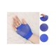 thumbnail image 2 of INSPIRAR CHIC Guantes de malla sin dedos para mujeres, accesorios de disfraz de fiesta de los años 80, guantes de red cortos - 1 par, azul real, 2 of 5
