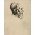 thumbnail image 3 of William Strang 19x24 Black Modern Framed Museum Art Print Titled - Frederick Goulding (1906), 3 of 5