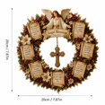 thumbnail image 2 of Faith Inspired Winged Angel Wreath Wall Sign, Wood Detailed Accent for Home Decor, for Entryway Wall or Door and Everyday Home Decor, 2 of 5