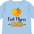 thumbnail image 4 of Inktastic Fort Myers Florida Orange in Heart Boys or Girls Long Sleeve Toddler T-Shirt, 4 of 5