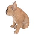 thumbnail image 3 of 15.75" Squatting French Bulldog Outdoor Garden Statue, 3 of 6
