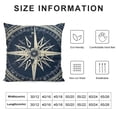 thumbnail image 5 of YINGXI Ocean Theme Blue Pillow Covers,with /// Pattern Coastal Sailing Cushion Covers Nautical Beach Decorative Pillowcases for Sofa/Couch 22x22in, 5 of 5