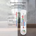 thumbnail image 4 of Indoor Outdoor Wall Thermometer Humidity Meter,Vertical Thermometer and Hygrometer wi Gauge Humidity Meter Gauge,Temperature, 4 of 8