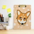thumbnail image 5 of FMSHPON Corgi Dog Claw Clipboard Hardboard Wood Nursing Clip Board and Pull for Standard A4 Letter 13x9 inches, 5 of 7