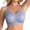 Blue, variant on Plus Size Bras for Older Women Wireless Push Up Breathable Mesh Adjustable Strap Bralettes Lifting No Underwire Full Coverage Bra