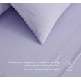 thumbnail image 3 of Chezmoi Collection Extra Soft Bed Sheets Set, Double Brushed Microfiber 14-Inches Deep Pockets, 4-Piece Sheet Set, Full, Lavender, 3 of 8