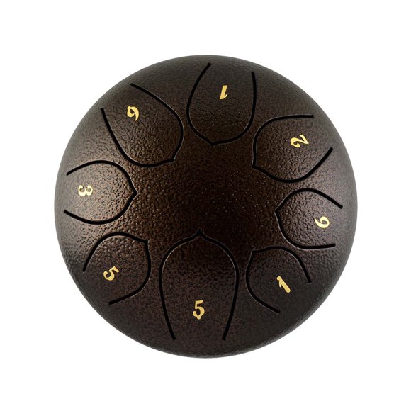 EGNMCR Steel Tongue Drum Kit Steel Tongue Drum Color Hollow Drum Percussion Empty Drum