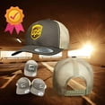 thumbnail image 3 of United Parcel Service Official Style Color Patch Adjustable snap Baseball Cap Hat Brown, 3 of 9