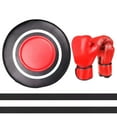 thumbnail image 4 of Almohadilla de boxeo montada, saco de boxeo, equipo de boxeo, entrenamiento de fuerza, objetivo de enfoque, almohadilla de boxeo de PU para kickboxing Guantes rojos para adultos, 4 of 8