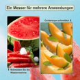thumbnail image 2 of Watermelon Cutter,Multifunctional Stainless Steel Fruit Cutter with Hook-shaped Cutting Blade for Pa, 2 of 5