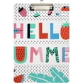 thumbnail image 2 of FMSHPON Watermelon Summer Flamingo Clipboard Hardboard Wood Nursing Clip Board and Pull for Standard A4 Letter 13x9 inches, 2 of 8