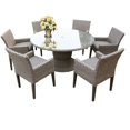 thumbnail image 1 of Florence 60" Terrasse Table à Manger W / 6 Chaises W / Bras, 1 of 2