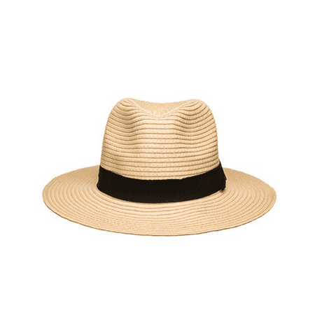 - Women's Wide Brim Fedora Hat Spring Summer 126SH